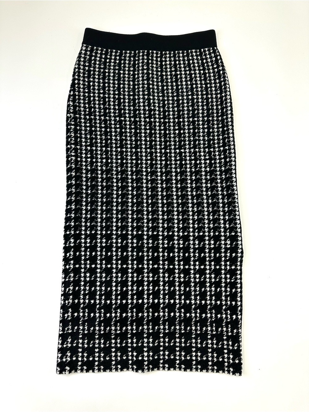 Ted Baker Herringbone Knit Midi Pencil Skirt XS Contemporary Classic